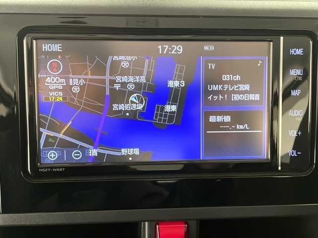 トヨタ ルーミー X 宮崎県 2020(令2)年 2.4万km ブラックマイカメタリック 禁煙車/衝突被害軽減ブレーキ/純正ナビTV/（NSZT-W68T/CD/Bluetooth/FMAM/フルセグTV)/純正フロアマット/左側電動スライドドア/オートマチックハイビーム/クリアランスソナー/アイドリングストップ/オート電動格納ミラー/スマートキー/プッシュエンジンスタート/スペアキー/新車時保証書/取扱い説明書