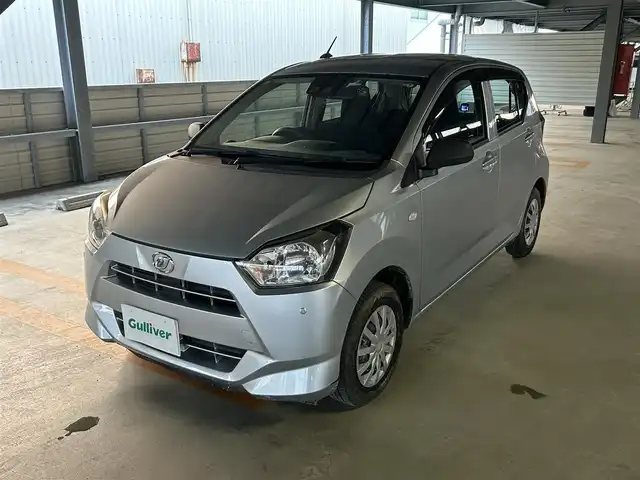 ダイハツ ミラ イース L SAⅢ 静岡県 2017(平29)年 1.3万km ブライトシルバーメタリック 純正カーオーディオ/スマートアシスト/社外ドライブレコーダー/社外バックカメラ/ドアバイザー/CD/AUX