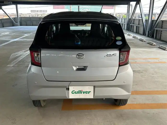 ダイハツ ミラ イース L SAⅢ 静岡県 2017(平29)年 1.3万km ブライトシルバーメタリック 純正カーオーディオ/スマートアシスト/社外ドライブレコーダー/社外バックカメラ/ドアバイザー/CD/AUX