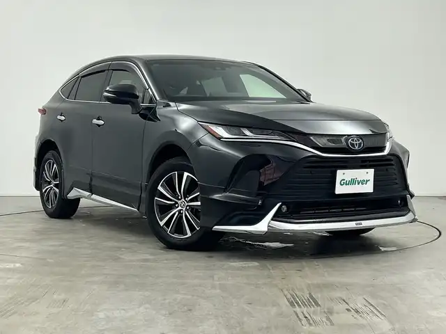 トヨタ ハリアー ハイブリッド G 三重県 2021(令3)年 4.9万km プレシャスブラックパール /禁煙車//純正ナビ/（BT/AUX/Miracast/フルセグTV）//モデリスタフルエアロ//プリクラッシュセーフティ//バックカメラ//BSM//レーダークルーズコントロール//デジタルインナーミラー//純正ドライブレコーダー（前後）//パワーバックドア//パワーシート//ビルトインETC//ハーフレザーシート//ステアリングスイッチ//オートブレーキホールド