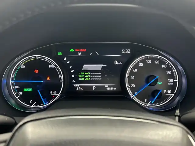 トヨタ ハリアー ハイブリッド G 三重県 2021(令3)年 4.9万km プレシャスブラックパール /禁煙車//純正ナビ/（BT/AUX/Miracast/フルセグTV）//モデリスタフルエアロ//プリクラッシュセーフティ//バックカメラ//BSM//レーダークルーズコントロール//デジタルインナーミラー//純正ドライブレコーダー（前後）//パワーバックドア//パワーシート//ビルトインETC//ハーフレザーシート//ステアリングスイッチ//オートブレーキホールド