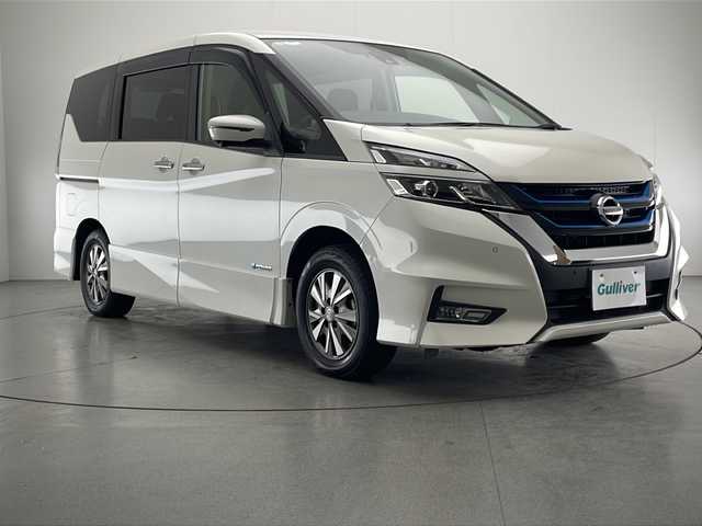 日産 セレナ e－パワー ハイウェイスター V 宮崎県 2019(令1)年 5.4万km ブリリアントホワイトパール 純正9インチメモリーナビ/ CD DVD BTオーディオ フルセグTV/アラウンドビューカメラ/クルーズコントロール/両側パワースライドドア/前後クリアランスソナー/純正LEDヘッドライト/ステアリングヒーター/前席シートヒーター/ステアリングリモコン/ドライブレコーダー/純正フロアマット/ビルトインETC