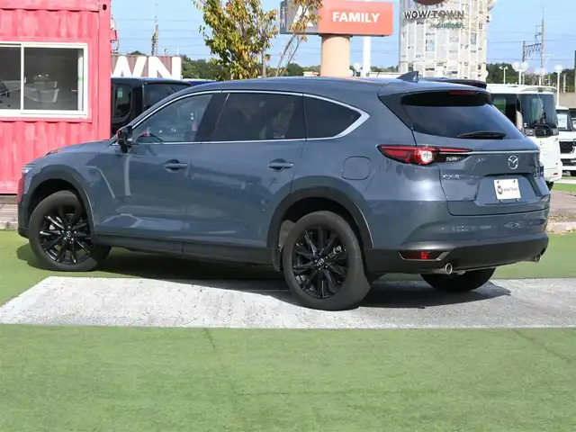 マツダ ＣＸ－８ 25S ブラックトーンED 千葉県 2022(令4)年 4.3万km ポリメタルグレーM 225/55R19/i-ACTIVSENSE/・スマートシティブレーキサポート/・レーンキープ・アシスト・システム/・ブラインドスポットモニタリング/アクティブ・ドライビング・ディスプレイ/パワーバックドア/ハーフレザーシート/前席パワーシート/各席シートヒーター/純正SDナビ/地デジTV/【DVD/CD再生機能　Bluetooth接続】/【Apple CarPlay　Android Auto対応】/360°ビュー・モニター/ドライブレコーダー（前後撮影）/ワイヤレス充電/革巻きステアリング/ステアリングヒーター/ステアリングスイッチ/ETC/LEDヘッドライト/ウインカーミラー/コーナーセンサー/純正19インチアルミホイル/サイド/カーテンエアバッグ/アドバンストキーレスエントリー