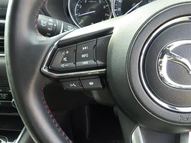 マツダ ＣＸ－８ 25S ブラックトーンED 千葉県 2022(令4)年 4.3万km ポリメタルグレーM 225/55R19/i-ACTIVSENSE/・スマートシティブレーキサポート/・レーンキープ・アシスト・システム/・ブラインドスポットモニタリング/アクティブ・ドライビング・ディスプレイ/パワーバックドア/ハーフレザーシート/前席パワーシート/各席シートヒーター/純正SDナビ/地デジTV/【DVD/CD再生機能　Bluetooth接続】/【Apple CarPlay　Android Auto対応】/360°ビュー・モニター/ドライブレコーダー（前後撮影）/ワイヤレス充電/革巻きステアリング/ステアリングヒーター/ステアリングスイッチ/ETC/LEDヘッドライト/ウインカーミラー/コーナーセンサー/純正19インチアルミホイル/サイド/カーテンエアバッグ/アドバンストキーレスエントリー