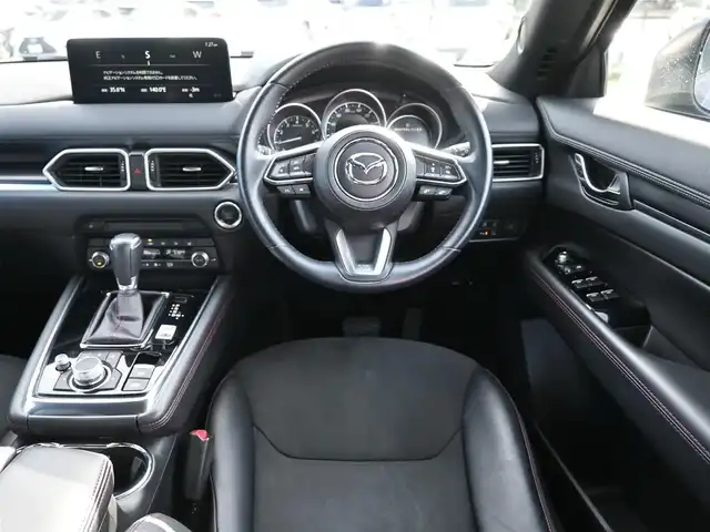 マツダ ＣＸ－８ 25S ブラックトーンED 千葉県 2022(令4)年 4.3万km ポリメタルグレーM 225/55R19/i-ACTIVSENSE/・スマートシティブレーキサポート/・レーンキープ・アシスト・システム/・ブラインドスポットモニタリング/アクティブ・ドライビング・ディスプレイ/パワーバックドア/ハーフレザーシート/前席パワーシート/各席シートヒーター/純正SDナビ/地デジTV/【DVD/CD再生機能　Bluetooth接続】/【Apple CarPlay　Android Auto対応】/360°ビュー・モニター/ドライブレコーダー（前後撮影）/ワイヤレス充電/革巻きステアリング/ステアリングヒーター/ステアリングスイッチ/ETC/LEDヘッドライト/ウインカーミラー/コーナーセンサー/純正19インチアルミホイル/サイド/カーテンエアバッグ/アドバンストキーレスエントリー