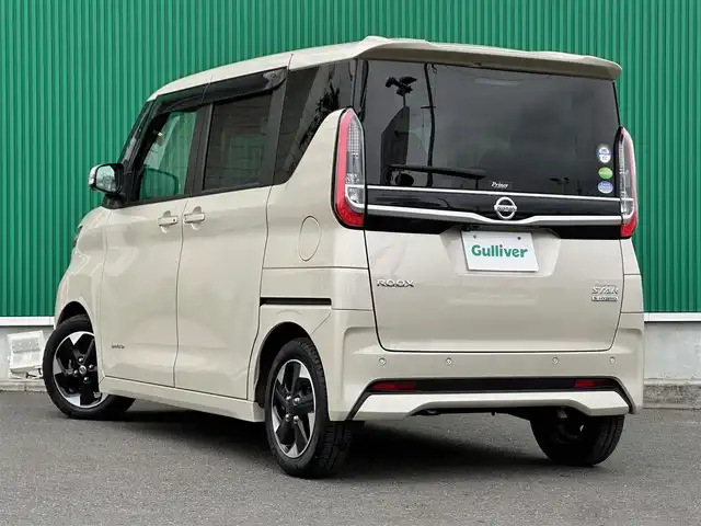 日産 ルークス ハイウェイスター X 宮城県 2020(令2)年 3.4万km フローズンバニラパール 快適パックA/・プラズマクラスター付リアシーリングファン/・撥水加工シート/・パーソナルテーブル（後席）/・USBソケット（助手席シートバック）/・ロールサンシェード（リアドア）/＝＝＝/インテリジェントエマージェンシーブレーキ/踏み間違い衝突防止アシスト/インテリジェントLI（車線逸脱防止支援システム）/LDW（車線逸脱警報）/インテリジェントFCW（前方衝突予測警報）/インテリジェントDA（ふらつき警報）/標識検知機能/コーナーセンサー/インテリジェントアラウンドビューモニター/純正9インチSDナビ（MM320D-L）/（CD/DVD/SD/Bluetooth/フルセグTV）/ETC/前方ドライブレコーダー/ハンズフリーパワースライドドア（助手席側）/LEDヘッドライト/ハイビームアシスト/LEDフォグランプ/オートライト/スマートキー＆プッシュスタート/アイドリングストップ/電動格納ミラー/純正14インチアルミホイール/純正フロアマット/純正ドアバイザー/W/サイド/カーテン/ニーエアバッグ