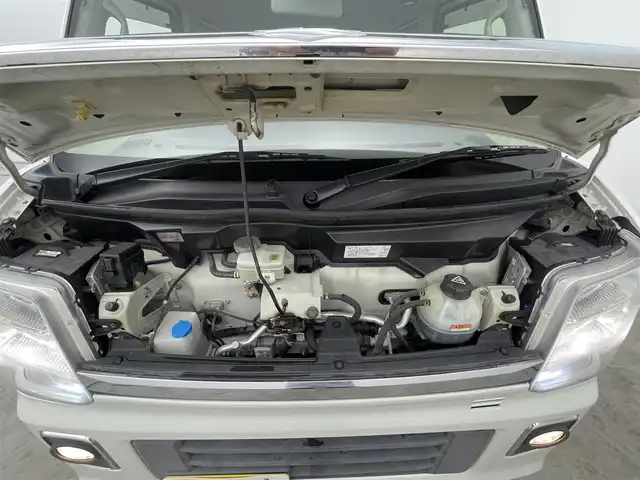 スズキ エブリィ ワゴン PZターボ 大分県 2016(平28)年 8.4万km パールホワイト ハイルーフ/ターボ車/レーダーブレーキサポート/オーディオレス/左側電動スライドドア/プッシュスタート/ETC/革調シートカバー/横滑り防止装置/電動格納ミラー/社外フロアマット/オートライト/HIDヘッドライト/フォグランプ/純正14インチアルミホイール/スペアキー有り
