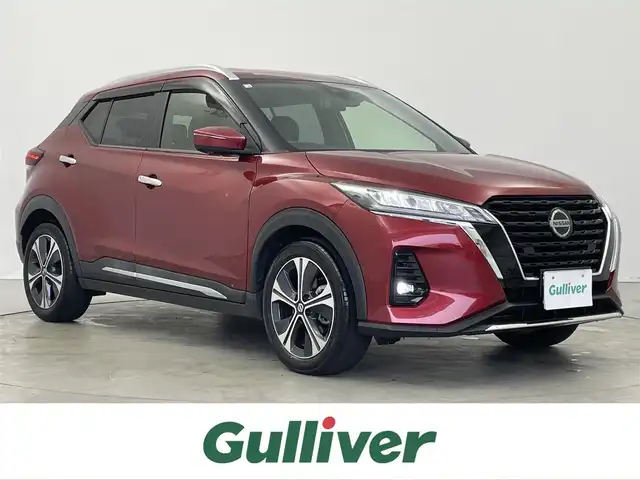 日産 キックス X 埼玉県 2020(令2)年 2.6万km ラディアントレッド アラウンドビューモニター　プロパイロット　純正９インチナビ　ＥＴＣ　インテリジェントルームミラー　ドライブレコーダー　プッシュスタート　スマートキー　エマージェンシーブレーキ　地デジフルセグ
