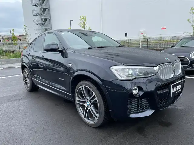 ＢＭＷ Ｘ４ xDrive 28i Mスポーツ 大阪府 2015(平27)年 6.5万km 黒 ACC/インテリジェントセーフティ/コンフォートアクセス/純正ナビ/Bカメラ/地デジTV/ハーフレザー/パドルシフト/Pスタート