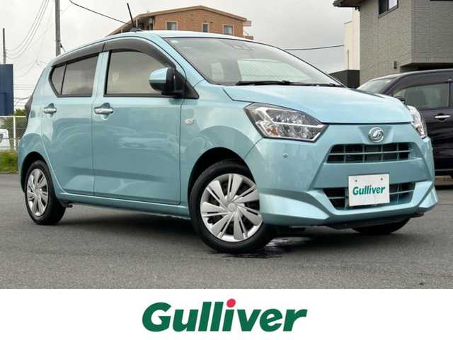 ダイハツ ミラ イース X リミテッド SAⅢ 静岡県 2021(令3)年 0.5万km スカイブルーメタリック パワーステアリング/パワーウィンドウ/リモコンキー/マニュアルエアコン/スペアキー１本/USB入力端子/純正ナビ（CD/DVD/BT/フルセグ）/ドライブレコーダー/純正フロアマット/ABS/横滑り防止装置/コーナーセンサー前後/盗難防止装置/オートライト/オートマチックハイビーム/Wエアバック/衝突軽減システム