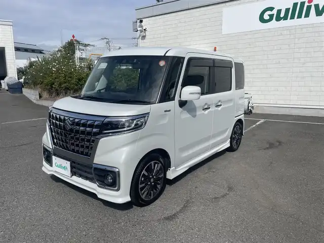 スズキ スペーシア カスタム HYBRID XS 神奈川県 2022(令4)年 3.5万km パール