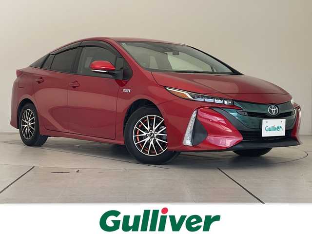 トヨタ プリウス ＰＨＶ S セーフティプラス 愛知県 2019(平31)年 4.1万km エモーショナルレッド トヨタセーフティセンス/・アダプティクブクルーズコントロール/・プリクラッシュセーフティー/・インテリジェントクリアランスソナー/・クリアランスソナー/・レーンキープアシスト/・オートマチックハイビーム/純正9インチナビ/・Bluetooth/フルセグTV/CD/DVD/ラジオ/　HDMI/USB/主要装備/・バックカメラ/・横滑り防止装置/・ステアリングヒーター/・ステアリングリモコン/・デジタルインナーミラー/・シートヒーター/・LEDヘッドライト/・ドライブレコーダー/・ETC