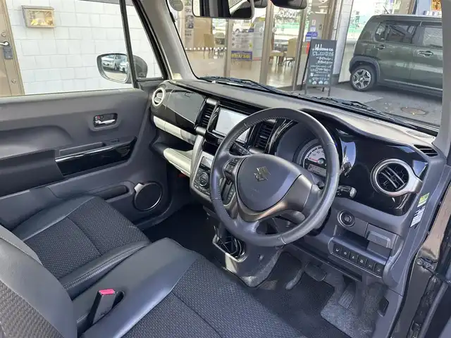 スズキ ハスラー Jスタイル Ⅱ 滋賀県 2016(平28)年 9.7万km ブルーイッシュブラックパール (株)IDOMが運営する【じしゃロン草津店】の自社ローン専用車両になりますこちらは現金またはオートローンご利用時の価格です。自社ローンご希望の方は別途その旨お申付け下さい/社外ナビ/レーンキープアシスト/横滑り防止システム/盗難防止システム/衝突軽減防止システム/アイドリングストップ/シートヒーター/Bluetooth/プッシュスタート/ETC