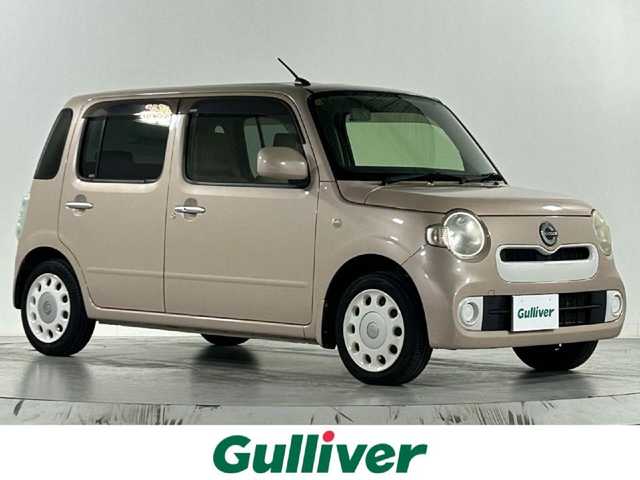 ダイハツ ミラ ココア X 佐賀県 2014(平26)年 8.3万km ココアベージュマイカメタリック 社外７インチナビ　/フルセグ/BT/CD/DVD/MSV/AM/FM/スマートキー　/アイドリングストップ　/純正フロアマット　/ＩＳＯＦＩＸ　/ダブルエアバック