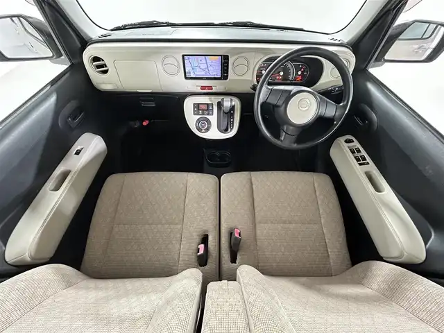 ダイハツ ミラ ココア X 佐賀県 2014(平26)年 8.3万km ココアベージュマイカメタリック 社外７インチナビ　/フルセグ/BT/CD/DVD/MSV/AM/FM/スマートキー　/アイドリングストップ　/純正フロアマット　/ＩＳＯＦＩＸ　/ダブルエアバック