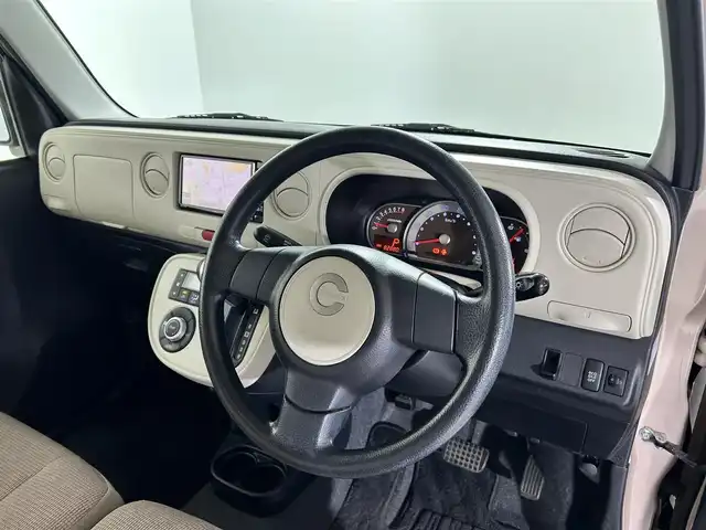 ダイハツ ミラ ココア X 佐賀県 2014(平26)年 8.3万km ココアベージュマイカメタリック 社外７インチナビ　/フルセグ/BT/CD/DVD/MSV/AM/FM/スマートキー　/アイドリングストップ　/純正フロアマット　/ＩＳＯＦＩＸ　/ダブルエアバック