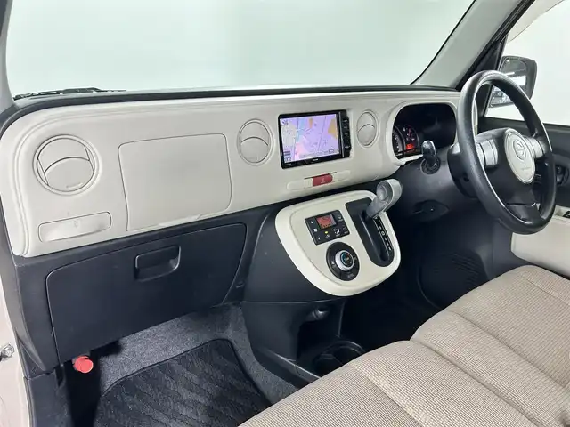 ダイハツ ミラ ココア X 佐賀県 2014(平26)年 8.3万km ココアベージュマイカメタリック 社外７インチナビ　/フルセグ/BT/CD/DVD/MSV/AM/FM/スマートキー　/アイドリングストップ　/純正フロアマット　/ＩＳＯＦＩＸ　/ダブルエアバック