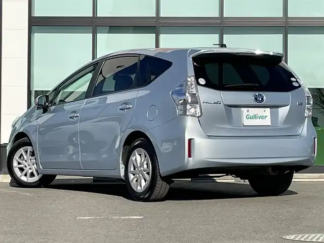 トヨタ プリウス α S 和歌山県 2011(平23)年 3.7万km クリアストリームメタリック メーカーナビ/バックカメラ/ワンセグTV/純正フロアマット/アイドリングストップ/パーキングアシスト/ビルトインETC/純正ホイールキャップ/ハロゲンヘッドライト/オートライト