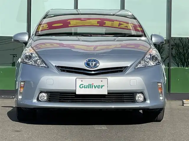 トヨタ プリウス α S 和歌山県 2011(平23)年 3.7万km クリアストリームメタリック メーカーナビ/バックカメラ/ワンセグTV/純正フロアマット/アイドリングストップ/パーキングアシスト/ビルトインETC/純正ホイールキャップ/ハロゲンヘッドライト/オートライト