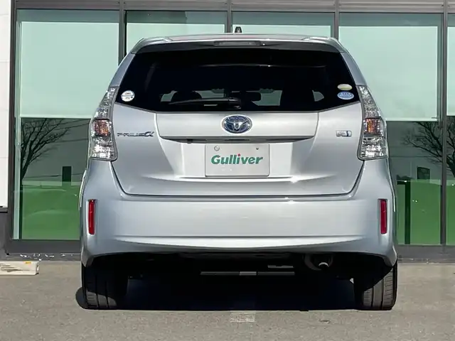 トヨタ プリウス α S 和歌山県 2011(平23)年 3.7万km クリアストリームメタリック メーカーナビ/バックカメラ/ワンセグTV/純正フロアマット/アイドリングストップ/パーキングアシスト/ビルトインETC/純正ホイールキャップ/ハロゲンヘッドライト/オートライト