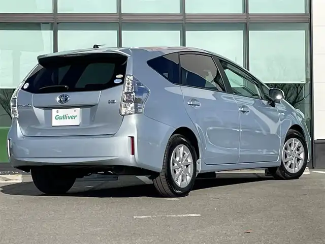 トヨタ プリウス α S 和歌山県 2011(平23)年 3.7万km クリアストリームメタリック メーカーナビ/バックカメラ/ワンセグTV/純正フロアマット/アイドリングストップ/パーキングアシスト/ビルトインETC/純正ホイールキャップ/ハロゲンヘッドライト/オートライト