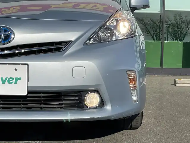 トヨタ プリウス α S 和歌山県 2011(平23)年 3.7万km クリアストリームメタリック メーカーナビ/バックカメラ/ワンセグTV/純正フロアマット/アイドリングストップ/パーキングアシスト/ビルトインETC/純正ホイールキャップ/ハロゲンヘッドライト/オートライト