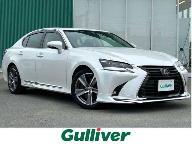レクサス ＧＳ 300h Iパッケージ 福岡県 2017(平29)年 7万km ソニッククォーツ サンルーフ/レザーシート/純正ナビ/【FM/AM/BT/CD/DVD】/バックカメラ/ドラレコ/パワーシート/シートメモリ/シートヒーター/エアーシート/ステアリングヒーター/ETC/純正アルミ/純正マット/パドルシフト/クルコン/スペアキー/取説/保証書