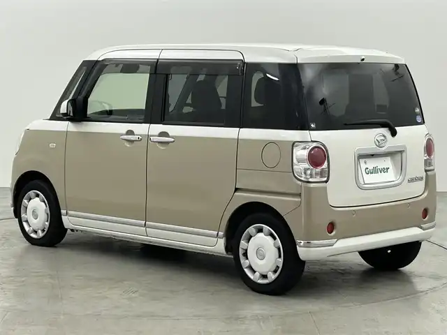 ダイハツ ムーヴ キャンバス G メイクアッフ SA Ⅱ 福岡県 2017(平29)年 1.6万km パールホワイトⅢ/ナチュラルベージュマイカメタリック 2トーン 純正ナビ（ＢＴ，フルセグＴＶ）　/バックカメラ　/コーナーセンサー　/衝突被害軽減ブレーキ　/レーンキープ　/横滑り防止装置　/アイドリングストップ　/両側電動スライドドア　/プッシュスタート　/ＬＥＤ　/オートライト