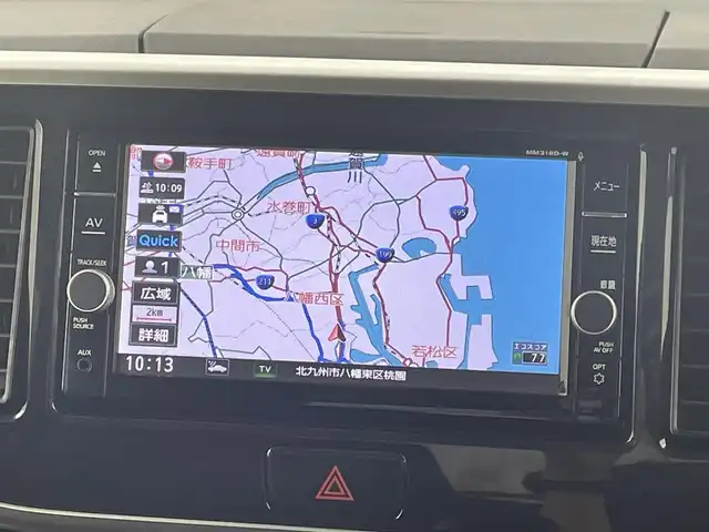 日産 デイズ ルークス X Vセレクション 愛知県 2018(平30)年 5.2万km ブラック 純正９型ナビ（フルセグＴＶ）　/アラウンドビューモニター　/ＥＴＣ　/ナビ連動前方ドラレコ　/コーナーセンサー　/エマージェンシーブレーキ　/アイドリングストップ　/両側電動スライドドア　/純正１４インチＡＷ　/ＬＥＤ