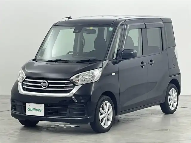 日産 デイズ ルークス X Vセレクション 愛知県 2018(平30)年 5.2万km ブラック 純正９型ナビ（フルセグＴＶ）　/アラウンドビューモニター　/ＥＴＣ　/ナビ連動前方ドラレコ　/コーナーセンサー　/エマージェンシーブレーキ　/アイドリングストップ　/両側電動スライドドア　/純正１４インチＡＷ　/ＬＥＤ