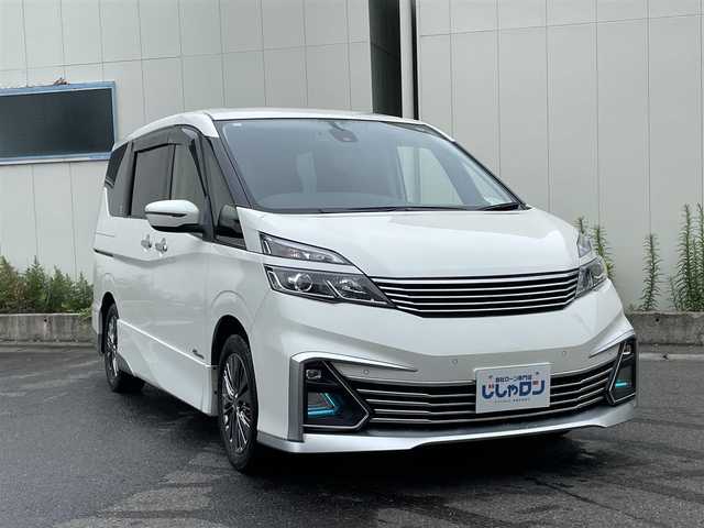 日産 セレナ ライダー プロパイロット E 福島県 2016(平28)年 13.3万km ブリリアントホワイトパール (株)IDOMが運営する【じしゃロン福島店】の自社ローン専用車両になります。こちらは現金またはオートローンご利用時の価格です。自社ローンご希望の方は別途その旨お申付け下さい/SDナビ（AM/FM/CD/DVD/BT)/フルセグテレビ/バックカメラ/両側パワースライドドア/ETC/フリップダウンモニター/クルーズコントロール/コーナーセンサー/純正マット/バイザー/衝突被害軽減ブレーキ/横滑り防止装置