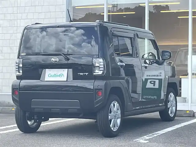 ダイハツ タフト G 宮崎県 2024(令6)年 0.8万km ブラックマイカメタリック 純正ディスプレイオーディオ/（Android auto・AppleCarPlay・Bluetooth・USB・HDMI）/フルセグTV/バックカメラ/ステアリングスイッチ/横滑り防止機能/クリアランスソナー/アイドリングストップ/衝突防止機能/ガラスルーフ