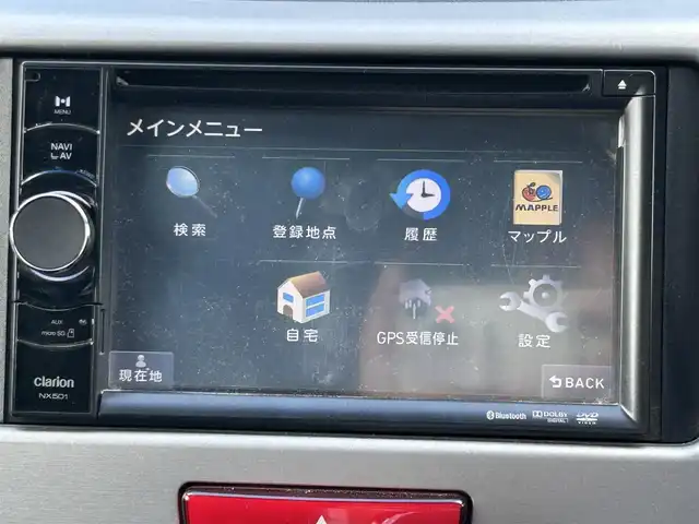 ダイハツ ムーヴ カスタム X 群馬県 2011(平23)年 8.5万km パールホワイトⅢ 社外ディスプレイオーディオ/（CD/AUX/SD/DVD）/Bluetoothオーディオ/ハロゲンヘッドライト/プッシュスタート/スマートキー/純正フロアマット/純正ドアバイザー/純正14インチAW/ベンチシート/アームレスト/電動格納ウインカーミラー/ABS/保証書/取扱説明書