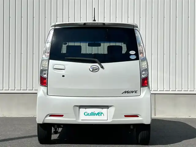 ダイハツ ムーヴ カスタム X 群馬県 2011(平23)年 8.5万km パールホワイトⅢ 社外ディスプレイオーディオ/（CD/AUX/SD/DVD）/Bluetoothオーディオ/ハロゲンヘッドライト/プッシュスタート/スマートキー/純正フロアマット/純正ドアバイザー/純正14インチAW/ベンチシート/アームレスト/電動格納ウインカーミラー/ABS/保証書/取扱説明書