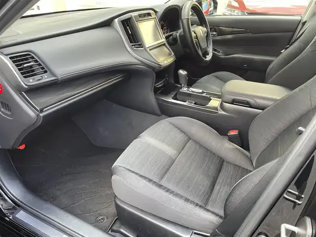 トヨタ クラウン ハイブリッド アスリート 福岡県 2013(平25)年 9.1万km ブラック 純正ナビ/（AM/FM/CD/DVD/SD/HDD/USB/Bluetooth/フルセグTV）/クルーズコントロール/横滑り防止/EVモード/ビルドインETC/オートライト/フォグランプ/電格ミラー/社外フロアマット/社外アルミホイール/保証書/取扱説明書/スペアキー×１/プッシュスタート