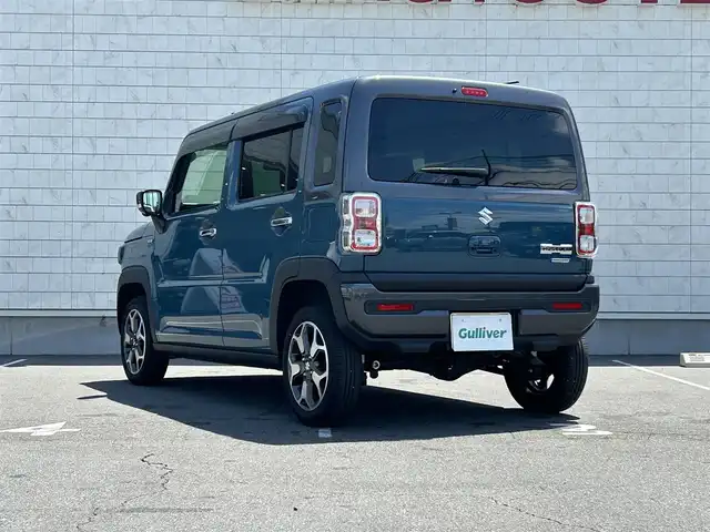 スズキ ハスラー HYBRID X ターボ 長野県 2024(令6)年 1.2万km デニムブルー ガンメタリック 2トーン スズキセーフティサポート/純正メモリナビ/ワンオーナー/4WD/全方位カメラ/フルセグ/2トーン/ACC/純正ビルトインETC/IC付きターボ/パーキングアシスト/コーナーセンサー/スペアキー