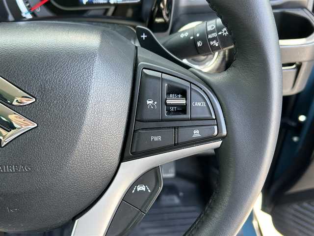 スズキ ハスラー HYBRID X ターボ 長野県 2024(令6)年 1.2万km デニムブルー ガンメタリック 2トーン スズキセーフティサポート/純正メモリナビ/ワンオーナー/4WD/全方位カメラ/フルセグ/2トーン/ACC/純正ビルトインETC/IC付きターボ/パーキングアシスト/コーナーセンサー/スペアキー