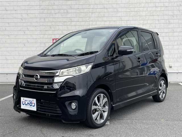日産 デイズ ハイウェイスターG 岡山県 2014(平26)年 7.5万km ブラック (株)IDOMが運営する【じしゃロン岡山店】の自社ローン専用車両になります。こちらは現金またはオートローンご利用時の価格です。自社ローンご希望の方は別途その旨お申付け下さい/純正7インチナビ/バックカメラ/アラウンドビューモニター/キセノンライト/プッシュスタート/Bluetooth/純正15インチAW