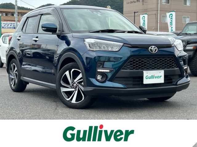 トヨタ ライズ Z 広島県 2023(令5)年 0.8万km レーザーブルークリスタルシャイン ワンオーナー/メモリナビ/Bluetooth/フルセグテレビ/アイドリングストップ/クルーズコントロール（追従有）/全周囲カメラ/プッシュスタート/ビルドインETC/LEDヘッドライト/ウィンカーミラー