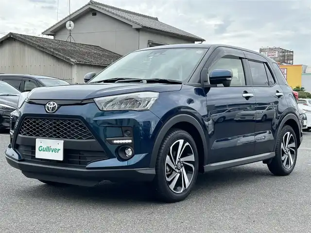 トヨタ ライズ Z 広島県 2023(令5)年 0.8万km レーザーブルークリスタルシャイン ワンオーナー/メモリナビ/Bluetooth/フルセグテレビ/アイドリングストップ/クルーズコントロール（追従有）/全周囲カメラ/プッシュスタート/ビルドインETC/LEDヘッドライト/ウィンカーミラー