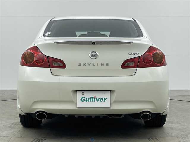 日産 スカイライン 250GT Type V 岡山県 2006(平18)年 3.1万km ホワイトパール 純正HDDナビ/（CD/DVD/TV/BT)/バックカメラ/ステアリングリモコン/ETC/HIDヘッドライト/オートライト/フォグランプ/パワーシート/ハーフレザーシート