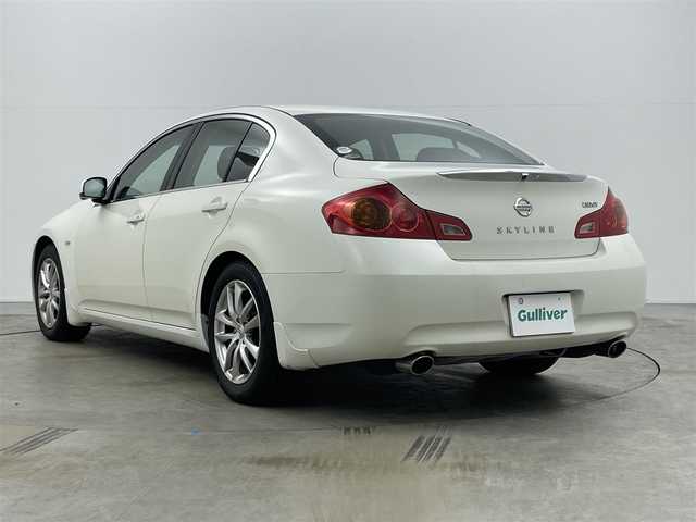 日産 スカイライン 250GT Type V 岡山県 2006(平18)年 3.1万km ホワイトパール 純正HDDナビ/（CD/DVD/TV/BT)/バックカメラ/ステアリングリモコン/ETC/HIDヘッドライト/オートライト/フォグランプ/パワーシート/ハーフレザーシート