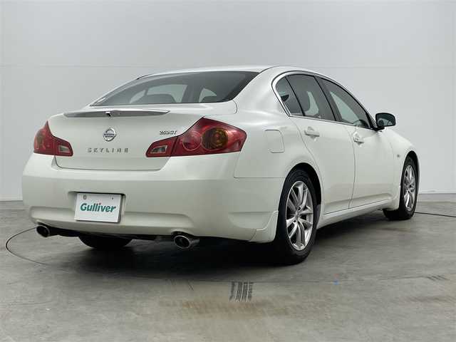 日産 スカイライン 250GT Type V 岡山県 2006(平18)年 3.1万km ホワイトパール 純正HDDナビ/（CD/DVD/TV/BT)/バックカメラ/ステアリングリモコン/ETC/HIDヘッドライト/オートライト/フォグランプ/パワーシート/ハーフレザーシート