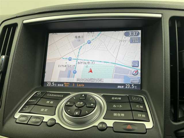 日産 スカイライン 250GT Type V 岡山県 2006(平18)年 3.1万km ホワイトパール 純正HDDナビ/（CD/DVD/TV/BT)/バックカメラ/ステアリングリモコン/ETC/HIDヘッドライト/オートライト/フォグランプ/パワーシート/ハーフレザーシート