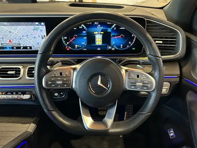 メルセデス・ベンツ Ｍ・ベンツ ＧＬＥ４００ｄ 4MATIC スポーツ 道央・札幌 2019(令1)年 3.8万km オブシディアンブラック メタリックペイント/パノラミックスライディングルーフ/ヘッドアップディスプレイ/Burmesterサラウンドサウンド/エアバランスパッケージ/エナジャイジングパッケージ/本革シート/シートヒーター/シートベンチレーション/レーダーセーフティパッケージ/360°カメラ/MBUXナビ/フルセグTV/USB/Bluetooth/ワイヤレスチャージング/電動リアゲート