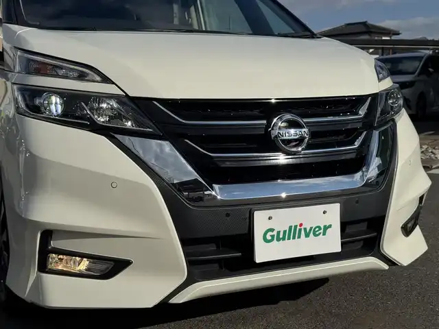 日産 セレナ ハイウェイスターVセレクションⅡ 千葉県 2019(平31)年 4.8万km ブリリアントホワイトパール インテリジェントエマージェンシーブレーキ/プロパイロット/社外ナビ/アラウンドビューモニター/AM/FM/CD/DVD/BT/フルセグTV/社外フリップダウンモニター/社外レーダー/両側パワースライドドア/前後コーナーセンサー/前後社外ドライブレコーダー/ビルトインETC/デジタルインナーミラー/電動サイドブレーキ/ブレーキホールド/社外フロアマット/純正ドアバイザー/USB電源/純正16インチAW/スマートキー/保証書・取説