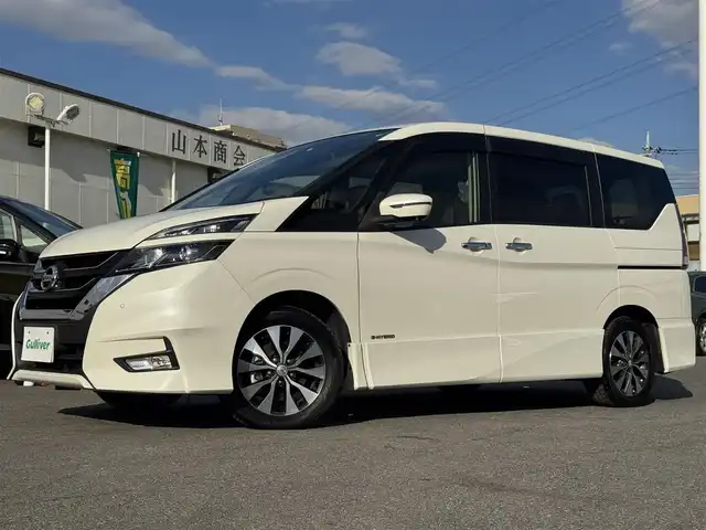 日産 セレナ ハイウェイスターVセレクションⅡ 千葉県 2019(平31)年 4.8万km ブリリアントホワイトパール インテリジェントエマージェンシーブレーキ/プロパイロット/社外ナビ/アラウンドビューモニター/AM/FM/CD/DVD/BT/フルセグTV/社外フリップダウンモニター/社外レーダー/両側パワースライドドア/前後コーナーセンサー/前後社外ドライブレコーダー/ビルトインETC/デジタルインナーミラー/電動サイドブレーキ/ブレーキホールド/社外フロアマット/純正ドアバイザー/USB電源/純正16インチAW/スマートキー/保証書・取説