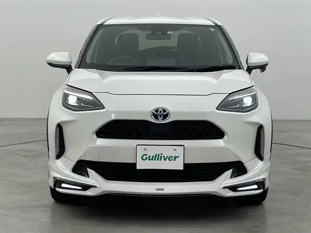 トヨタ ヤリスクロス ハイブリッド Z 愛知県 2022(令4)年 4.8万km ホワイトパールクリスタルシャイン モデリスタエアロ　/純正８型ＤＡナビ　/バックカメラ　/ビルトインＥＴＣ　/レーダークルコン　/コーナーセンサー　/衝突軽減　/レーンキープ　/ハーフレザー　/パワーシート　/シートヒーター　/ステアリングヒーター　/ＬＥＤ