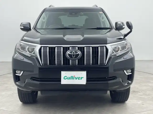 トヨタ ランドクルーザー プラド TX Lパッケージ 三重県 2022(令4)年 2.8万km ブラック 禁煙車　/純正９インチＳＤナビ　/バックカメラ/デュアルオートAC/MTモード付きAT/革巻きステアリング/ステアリングスイッチ/トヨタセーフティセンス　/衝突軽減ブレーキ　/レーンキープアシスト　/レーダークルーズコントロール　/オートハイビーム　/レザーシート　/前席シートベンチレーション　/純正ビルトインＥＴＣ/社外前方ドライブレコーダー/ルーフレール/サイド/カーテンエアバッグ