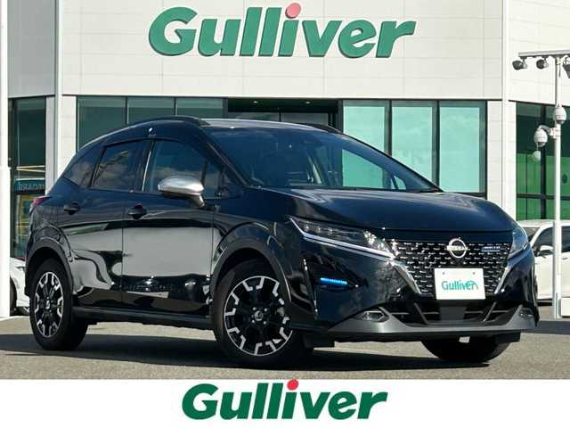 日産 ノート e－パワーオーテック 佐賀県 2019(令1)年 7.3万km スーパーブラック 純正SDナビゲーション/・フルセグTV/CD/DVD/SD/Bluetooth/アラウンドビューモニター/ETC/デジタルインナーミラー/ISOFIX対応/革巻きステアリング/ステアリングリモコン/純正15インチアルミホイール/純正LEDヘッドライト/純正フォグランプ/純正フロアマット/新車保証書/取扱説明書/スペアキー１本/インテリジェントクルーズコントロール/レーンディパーチャーワーニング/エマージェンシーブレーキ/横滑り防止装置